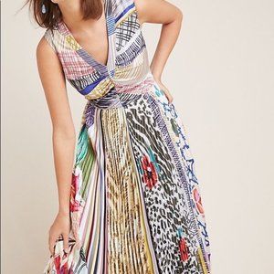 NWT Anthropologie Jacinta Pleated Midi Dress